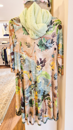 Tunika mit Blumenmuster