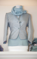Salbei-Blazer mit Muster von Riani