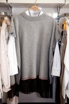 grauer Business-Poncho von Nice Connection