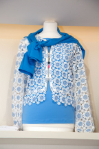 Spitzenbolero weiß