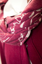 Winter-Trendfarbe weinrot