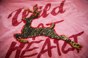 Wintermode-2014 Shirt mit Hirsch aus Paillette