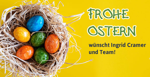 Frohe Ostern wünscht Ingrid Cramer - Mode mit Stil