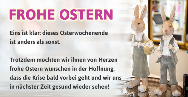 Frohe Ostertage wünscht Ingrid Cramer - Mode mit Stil