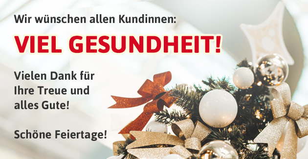 Frohe und gesunde Feiertage wünscht Ingrid Cramer - Mode mit Stil